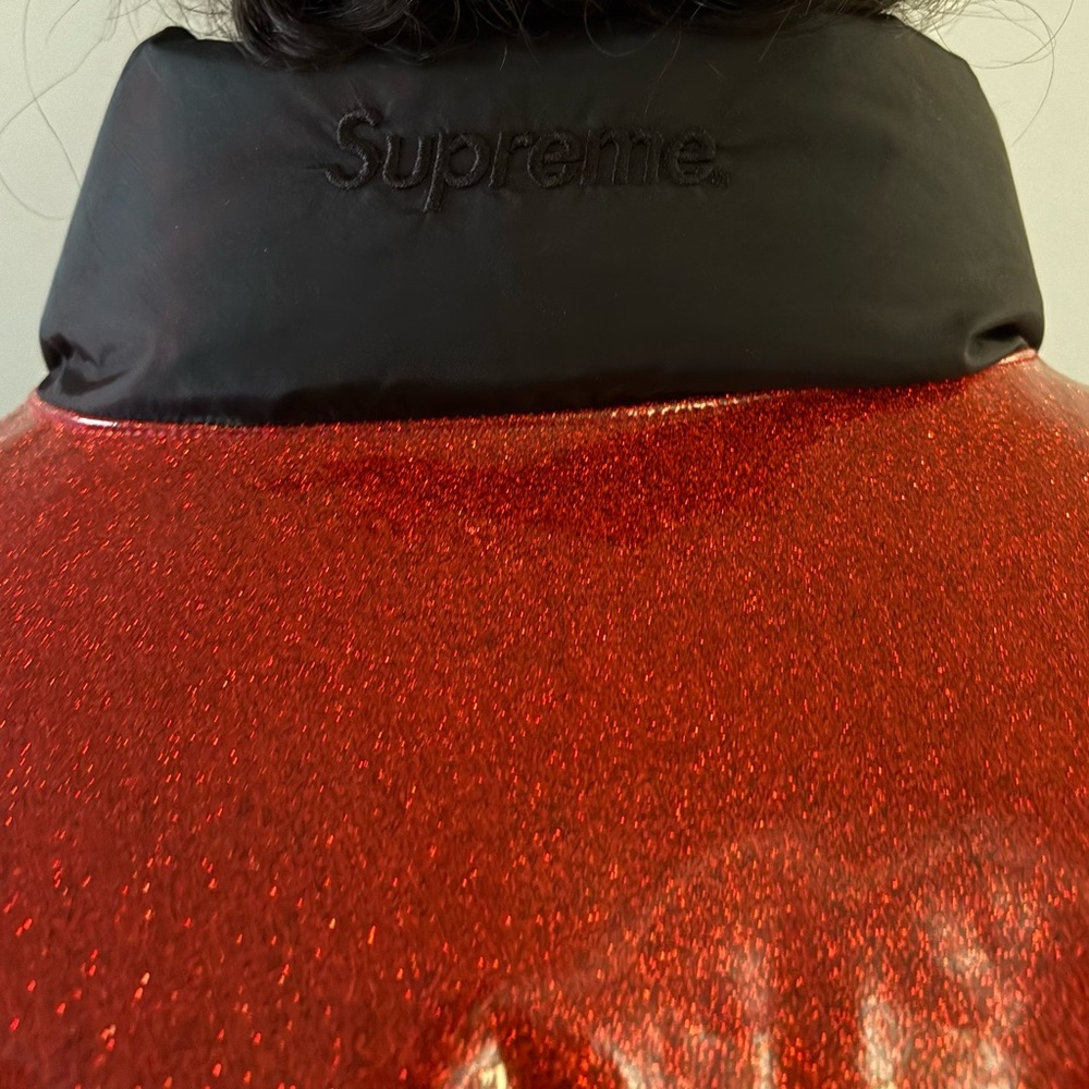 Supreme Glitter Yoke Down Puffer Jacket - Picture 5 of 7